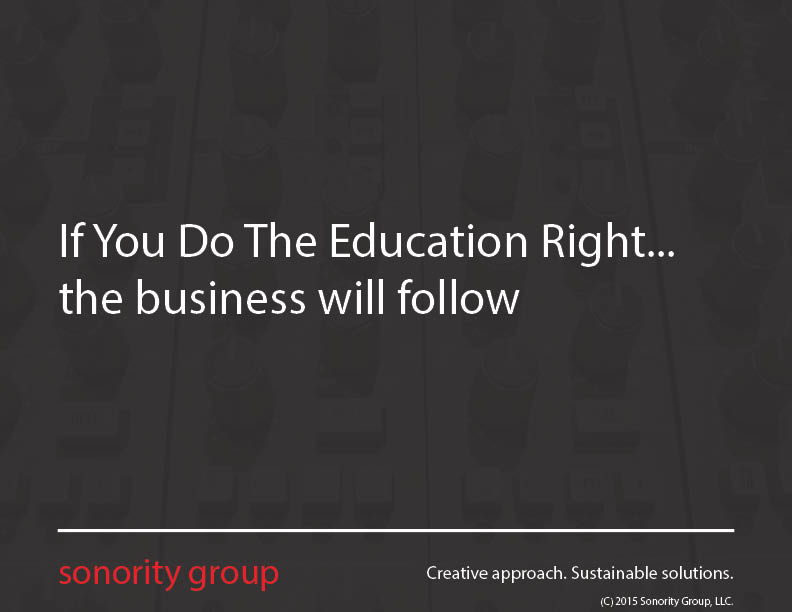 Sonority Group Education Done Right